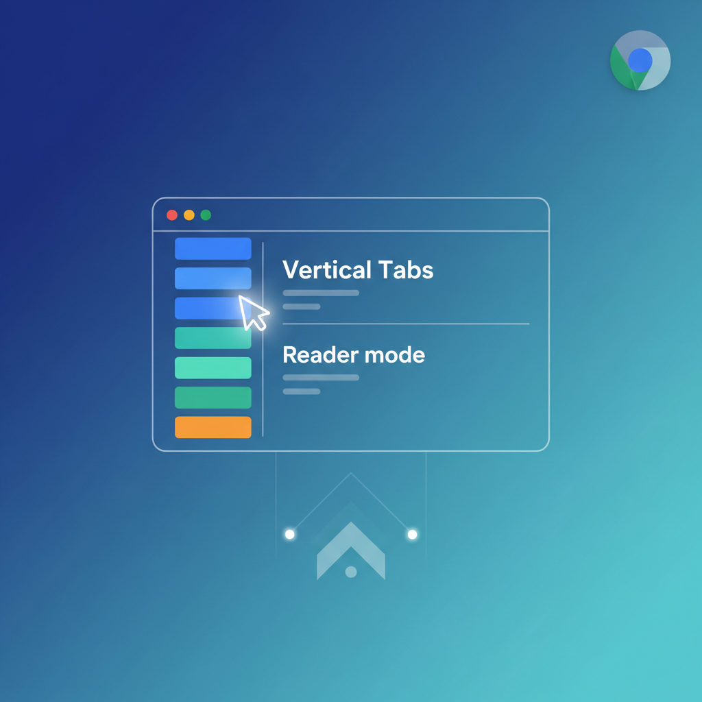 Chrome 最新功能：垂直分頁與全新閱讀模式，打造更清爽瀏覽體驗實操教學指南