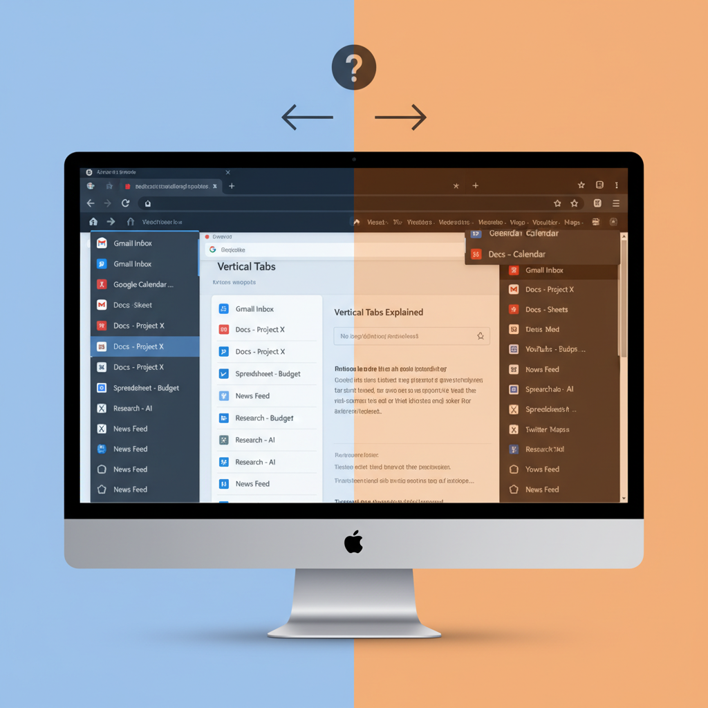 Chrome 垂直分頁 vs 傳統橫向分頁差異比較｜哪種方式更適合多標籤管理？