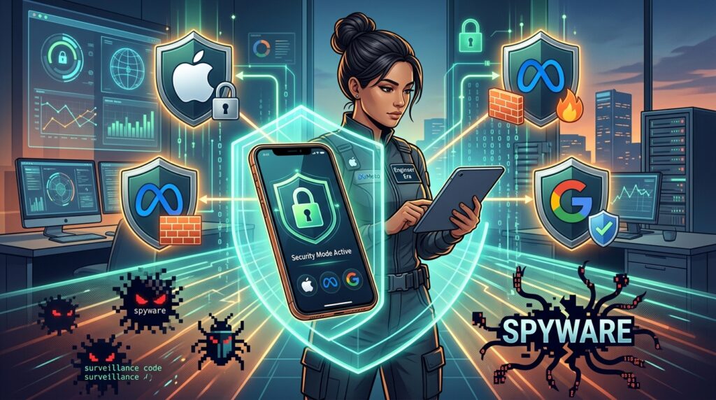 Q&A｜如何利用 Apple、Meta、Google 的特殊安全功能防範間諜軟體？
